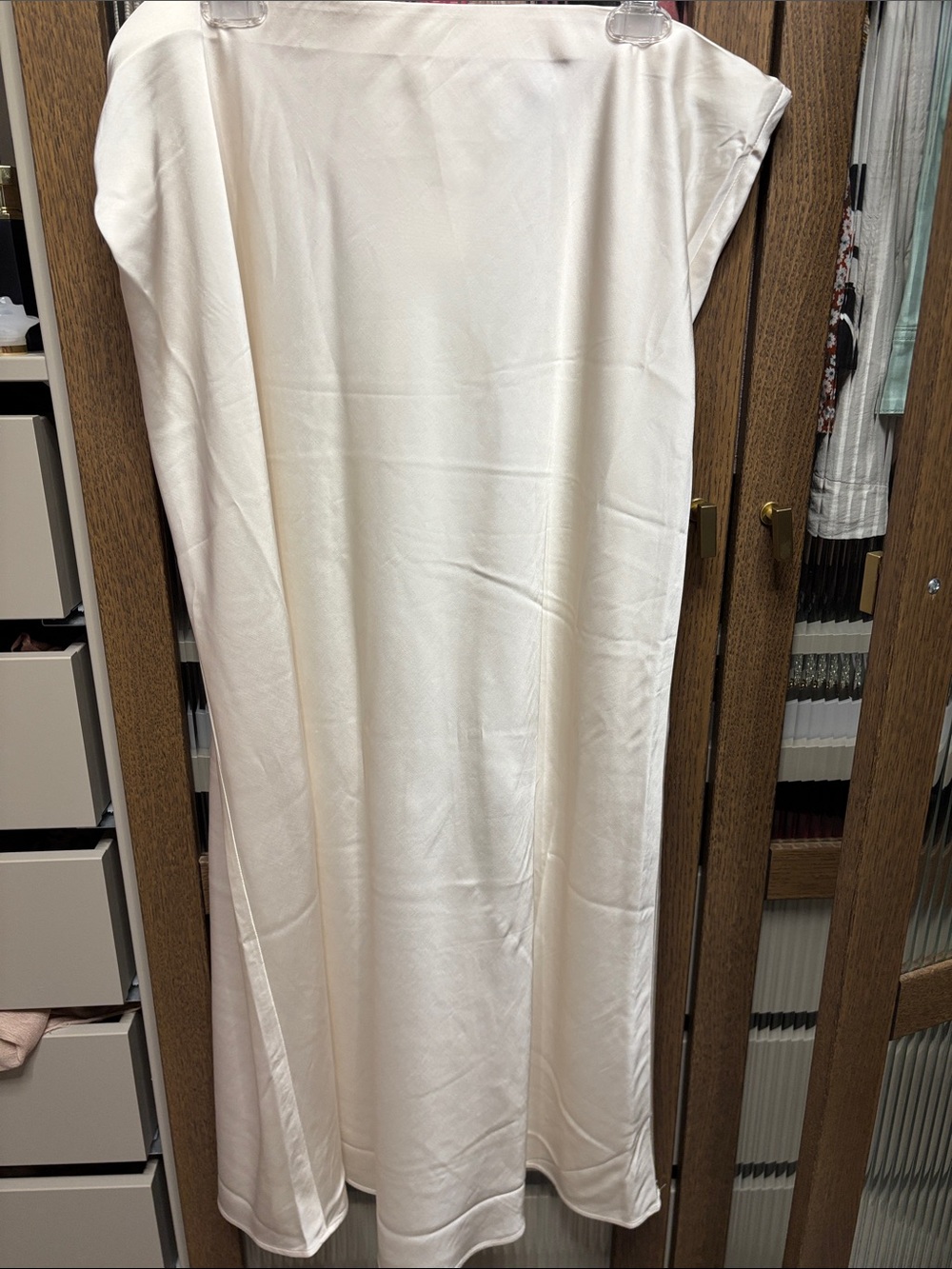 Women's Cream Skirt - Elegant Minimalist Style
